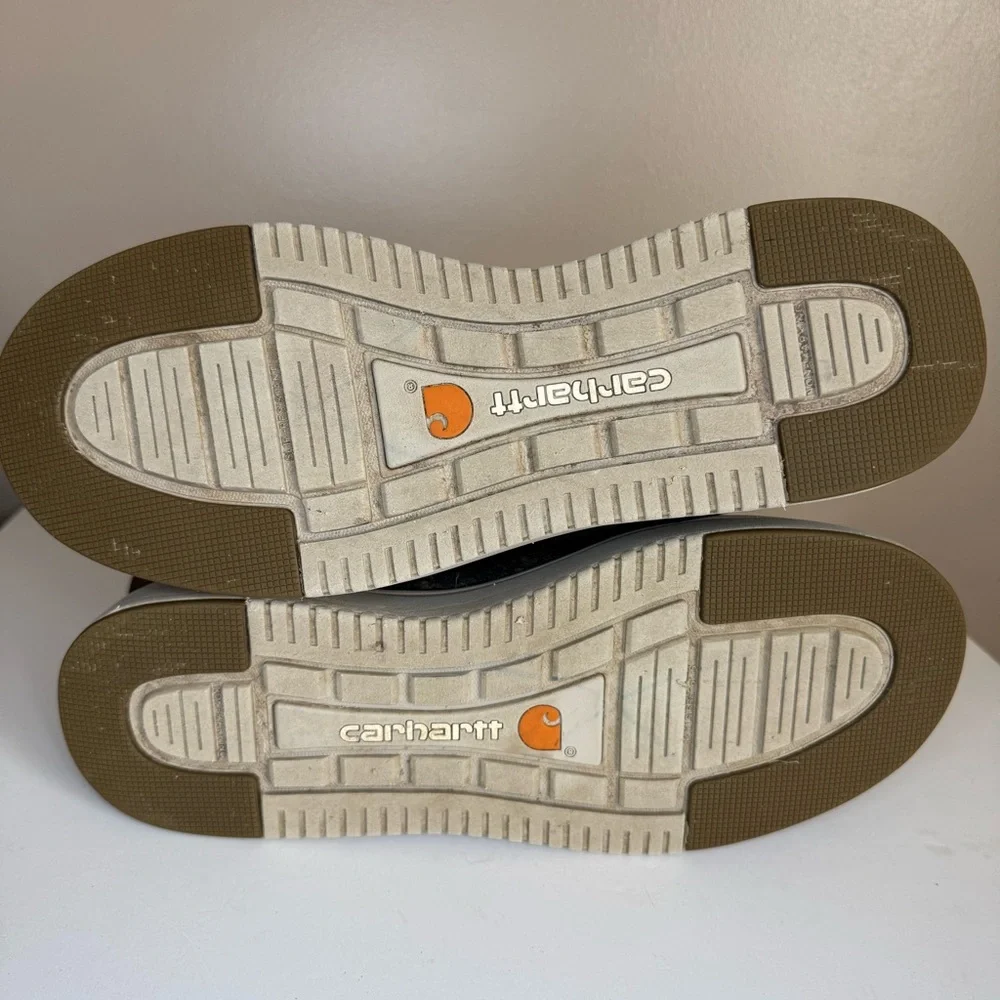 Carhartt Men’s Camo Detroit Canvas Mid Slip On Sneakers Workwear Outdoors Size 8